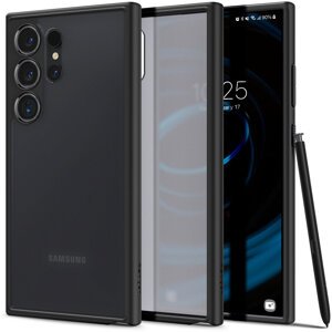 Spigen ochranný kryt Ultra Hybrid pro Samsung Galaxy S24 Ultra, transparentní, černý okraj - ACS07296