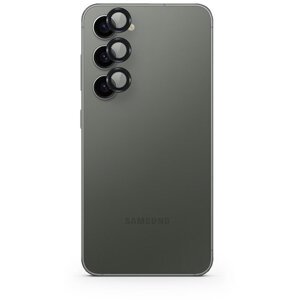 EPICO hliníkové tvrzené sklo na čočky fotoaparátu pro Samsung Galaxy S24 5G, černá - 86512151300002