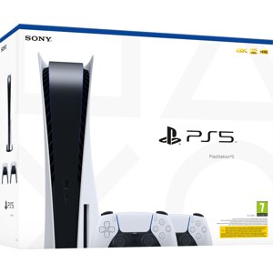 PlayStation 5 (verze slim) + 2x DualSense Wireless Controller - PS711000042064