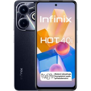 Infinix Hot 40i, 8GB/256GB, Starlit Black - INFHOT40iBLC256