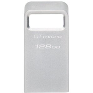 Kingston DataTraveler Micro, 128GB, stříbrná - DTMC3G2/128GB