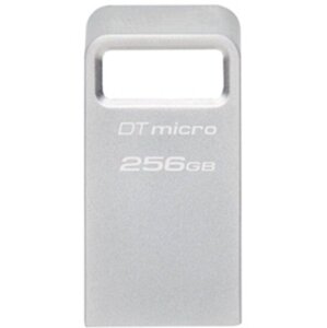 Kingston DataTraveler Micro, 256GB, stříbrná - DTMC3G2/256GB