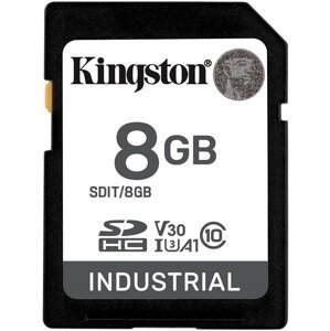 Kingston Industrial Secure Digital (SDHC), 8GB, černá - SDIT/8GB