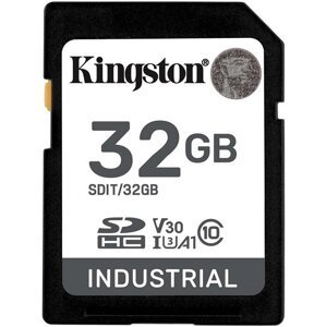 Kingston Industrial Secure Digital (SDHC), 32GB, černá - SDIT/32GB