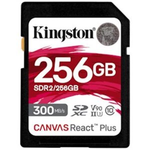 Kingston Canvas React Plus Secure Digital (SDXC), 256GB - SDR2/256GB