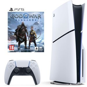 PlayStation 5 (verze slim) + God of War Ragnarök - PS711000040587+PS719409090