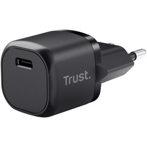 Trust síťový adaptér Maxo, USB-C, 20W, černá - 25174
