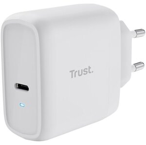 Trust síťový adaptér Maxo, USB-C, 65W, bílá - 25139