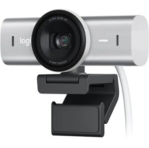 Logitech MX Brio 4K Ultra HD Webcam, Pale Grey - 960-001554