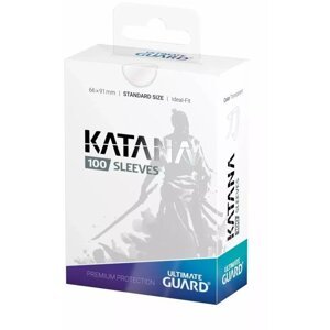 Ochranné obaly na karty Ultimate Guard - Katana Sleeves Standard Size, transparentní, 100 ks (66x91) - 04260250073766