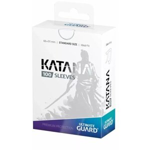 Ochranné obaly na karty Ultimate Guard - Katana Sleeves Standard Size, bílá, 100 ks (66x91) - 04260250073803