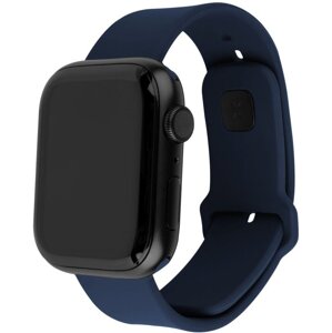 FIXED set silikonových řemínků Silicone Sporty pro Apple Watch 42/44/45mm, modrá - FIXSST2-434-BL