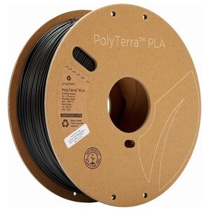 Polymaker tisková struna (filament), PolyTerra PLA, 1,75mm, 1kg, černá - PM70820