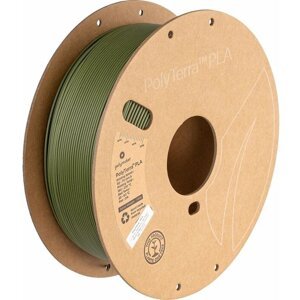 Polymaker tisková struna (filament), PolyTerra PLA, 1,75mm, 1kg, tmavě zelená - PM70957