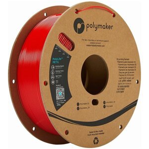 Polymaker tisková struna (filament), PolyLite PETG, 1,75mm, 1kg, červená - PB01004