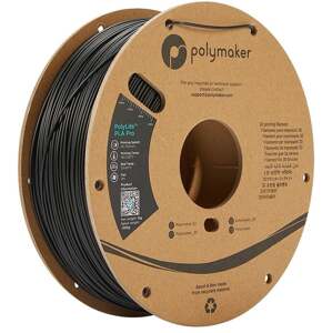 Polymaker tisková struna (filament), PolyLite PLA, 1,75mm, 1kg, černá - PA02001