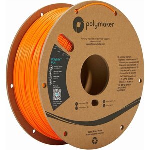 Polymaker tisková struna (filament), PolyLite PLA, 1,75mm, 1kg, oranžová - PA02008