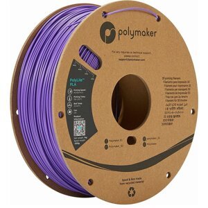 Polymaker tisková struna (filament), PolyLite PLA, 1,75mm, 1kg, fialová - PA02009