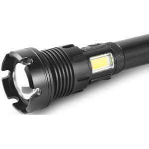 Retlux taktická outdoorová svítilna RPL 401, nabíjecí, černá - 50006214