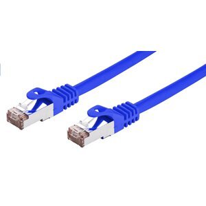 C-TECH kabel patchcord Cat6, FTP, 1m, modrá - CB-PP6F-1B