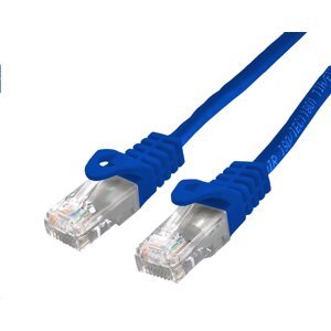 C-TECH kabel patchcord Cat6, UTP, 0.25m, modrá - CB-PP6-025B