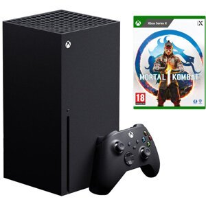Xbox Series X, 1TB, černá + Mortal Kombat 1 - RRT-00010+5051895416839