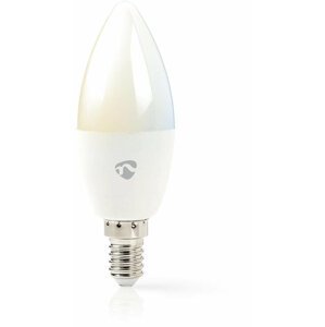 Nedis WiFi chytrá LED žárovka, teplá až studená bílá, E14 - WIFILW13WTE14