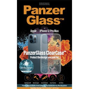 PanzerGlass ochranný kryt ClearCase pro Apple iPhone 12 Pro Max 6.7", antibakteriální, čirá - 0250