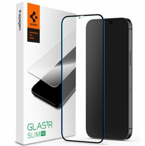 Spigen ochranné sklo FC HD pro iPhone 12 Pro Max, černá - AGL01468