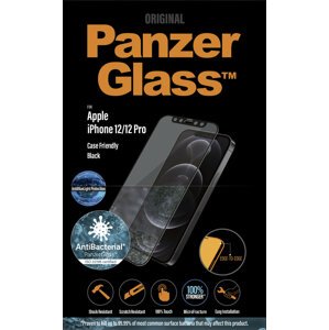 PanzerGlass ochranné sklo Edge-to-Edge pro iPhone 12/12 Pro, antibakteriální, Anti-BlueLight, 0.4mm - 2723