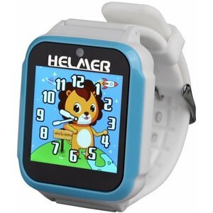HELMER dětské hodinky KW 801, modro-bílé - HODHEL1000