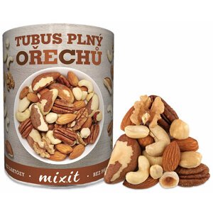 Mixit ořechy Tubus plný ořechů - mix ořechy, 400g - 08594172182340
