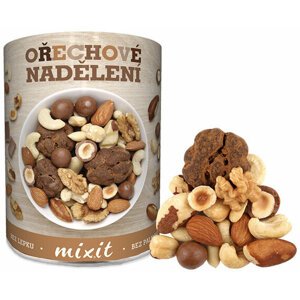 Mixit ořechy Ořechové nadělení - mix ořechy v čokoládě, 450g - 08594172181039