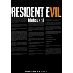 Kniha Resident Evil 7: Biohazard Document File - 09781506721668