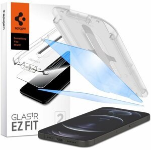 Spigen ochranné sklo tR EZ Fit pro iPhone 12 Pro Max, AntiBlue, 2ks, čirá - AGL01794