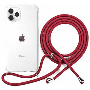 EPICO ochranný kryt Nake String pro iPhone 11 Pro, bílá transparentní/červená - 42310101400008