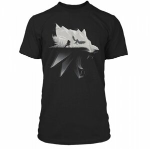 Tričko The Witcher: Wolf Silhouette (XL) - 03700334747813