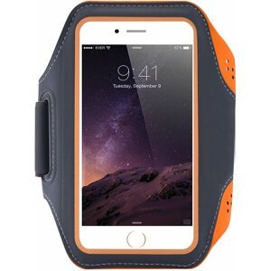 Mobilly sportovní pouzdro na ruku pro mobilní telefon do 6.4", oranžová - PCI-482