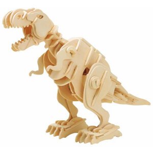 Stavebnice RoboTime Dinosaurus - T-Rex, dřevěná - D210