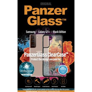 PanzerGlass ochranný kryt ClearCase pro Samsung Galaxy S21+, antibakteriální, černá - 0262