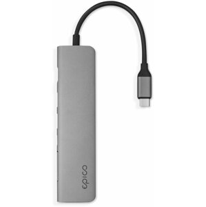 EPICO Hub Multimedia 3 s rozhraním USB-C pro notebooky a tablety - vesmírně šedá - 9915112100040