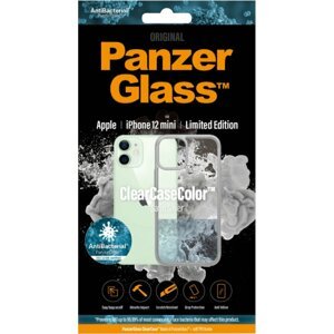 PanzerGlass ochranný kryt ClearCase pro iPhone 12 mini, antibakteriální, stříbrná - 0270