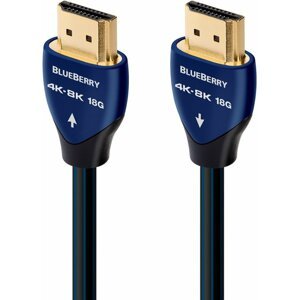 Audioquest kabel BlueBerry HDMI 2.0, M/M, 8K@30Hz, 1.5m, černá/modrá - qblueberryhdmi0015
