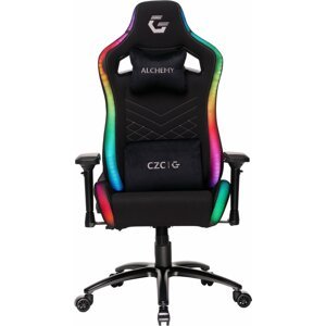 CZC.Gaming Alchemy, herní židle, RGB, černá - CZCGX400