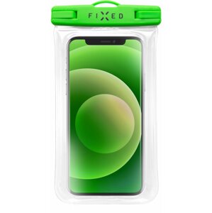 FIXED vodotěsné pouzdro Float Edge pro mobilní telefony, univerzální, IPX8, zelená - FIXFLT-EG-LM