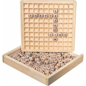 Desková hra Small Foot Scrabble, dřevěný - LE10952