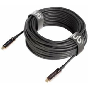 Club3D kabel USB-C 3.2 Gen2, M/M, aktivní, optický, 20m, černá - CAC-1589