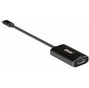 Club3D adaptér aktivní USB-C Gen2 na HDMI 4K120Hz HDR10 s DSC 1.2 (M/F), černá - CAC-1586