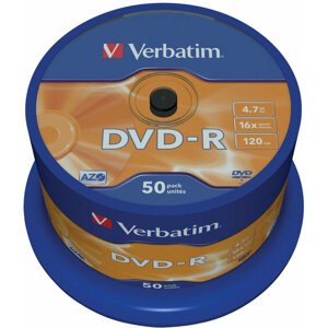 Verbatim DVD-R AZO 16x 4,7GB spindl 50ks - 43548