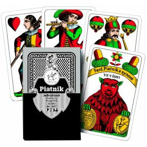 Hrací karty Piatnik Mariáš, jednohlavé - 1887